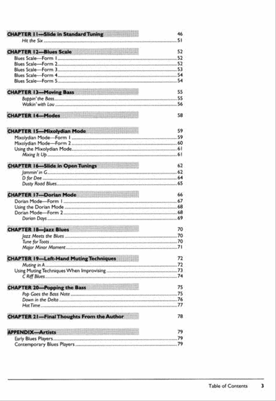 Mastering Acoustic Blues Guitar (Book and CD) Acoustic Guitar scores gallery preview page 3