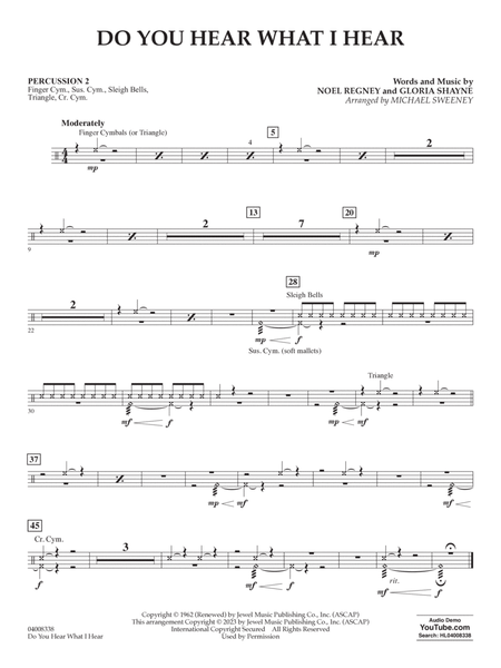 Do You Hear What I Hear (arr. Michael Sweeney) - Percussion 2