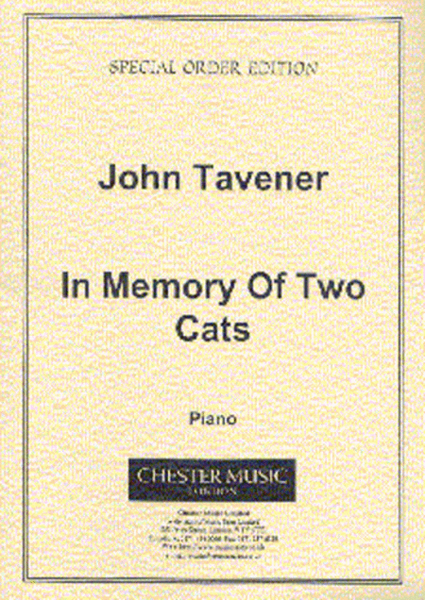 In Memory Of Two Cats