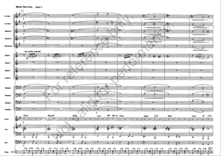 Mister Nice Guy Mister Nice Guy Jazz Ensemble scores gallery preview page 3