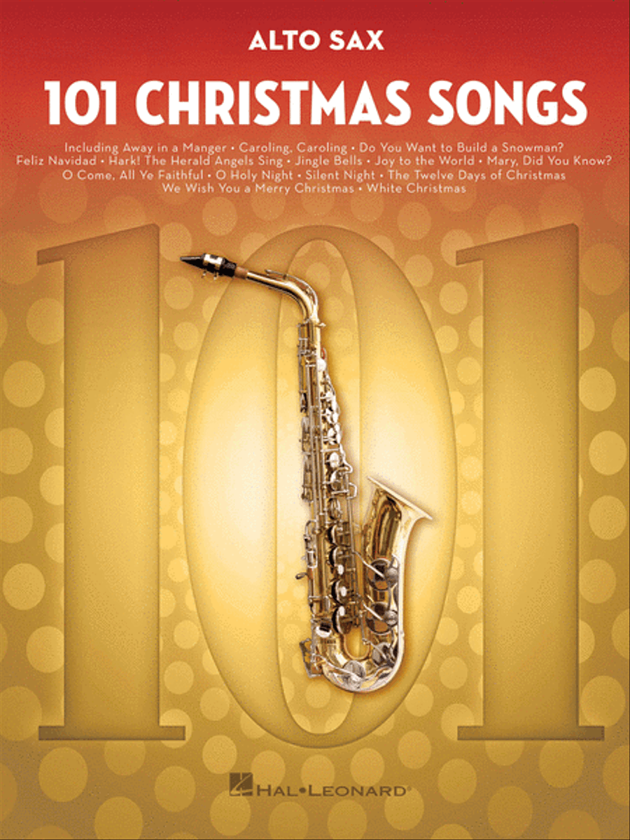 101 Christmas Songs Alto Saxophone scores gallery preview page 1