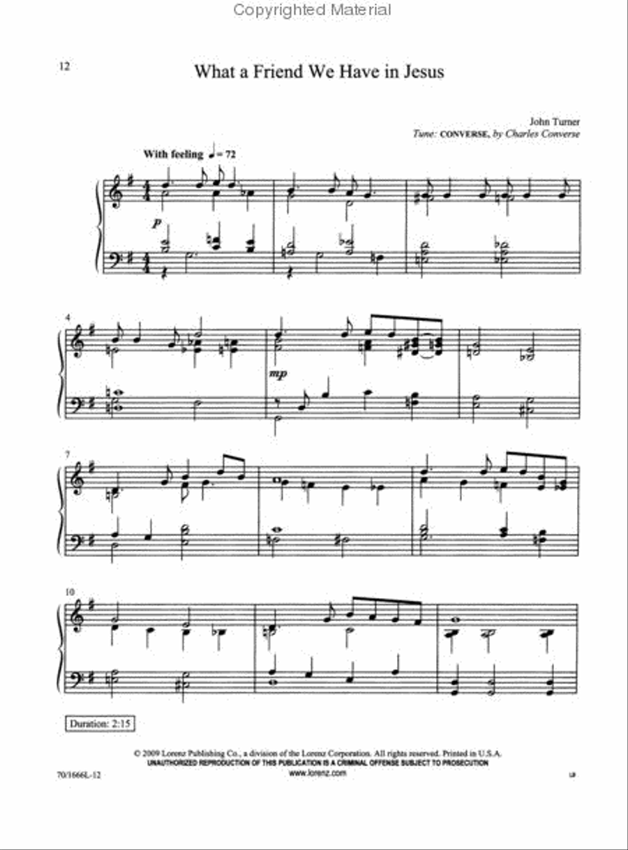 A Gift of Gospel A Gift of Gospel Piano Solo scores gallery preview page 3