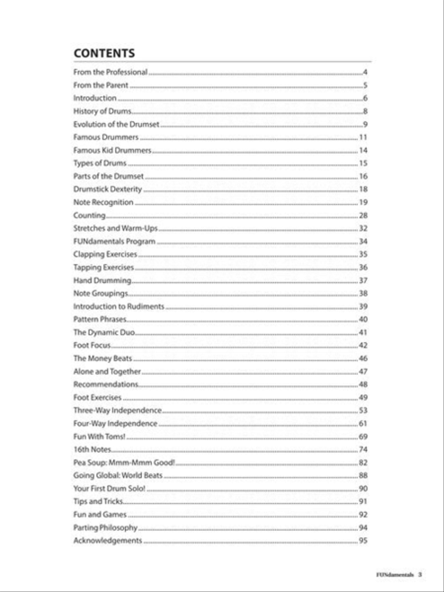 Modern Drummer Presents FUNdamentals™ of Drumming for Kids Drums scores gallery preview page 6