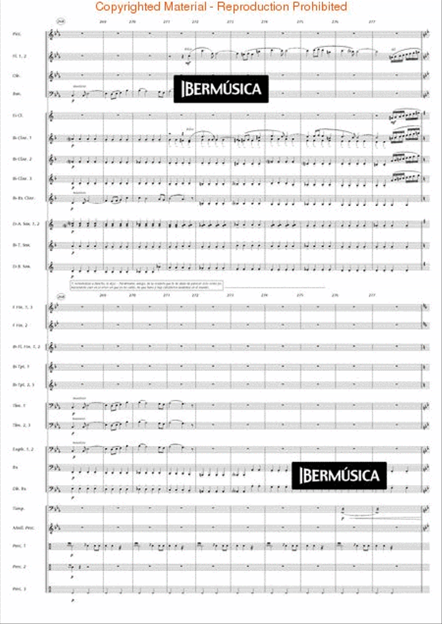 El Quijote Concert Band scores gallery preview page 33