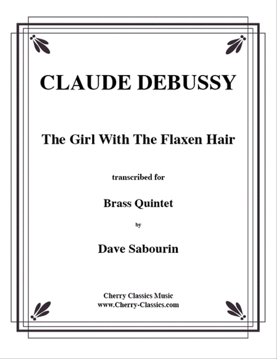 Girl With The Flaxen Hair for Brass Quintet Brass Quintet scores gallery preview page 1