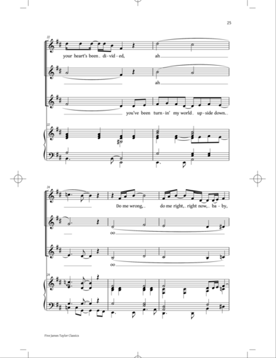 You've Got A Friend: Five James Taylor Classics SSA scores gallery preview page 23