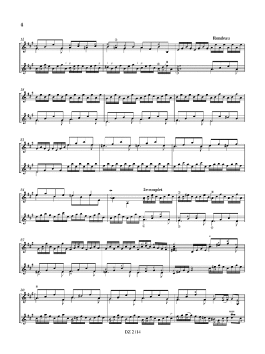Le tic-toc-choc Classical Guitar scores gallery preview page 4