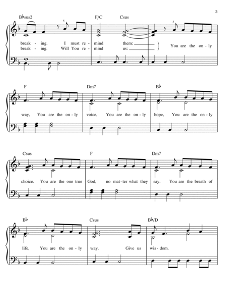 Wisdom Easy Piano scores gallery preview page 3