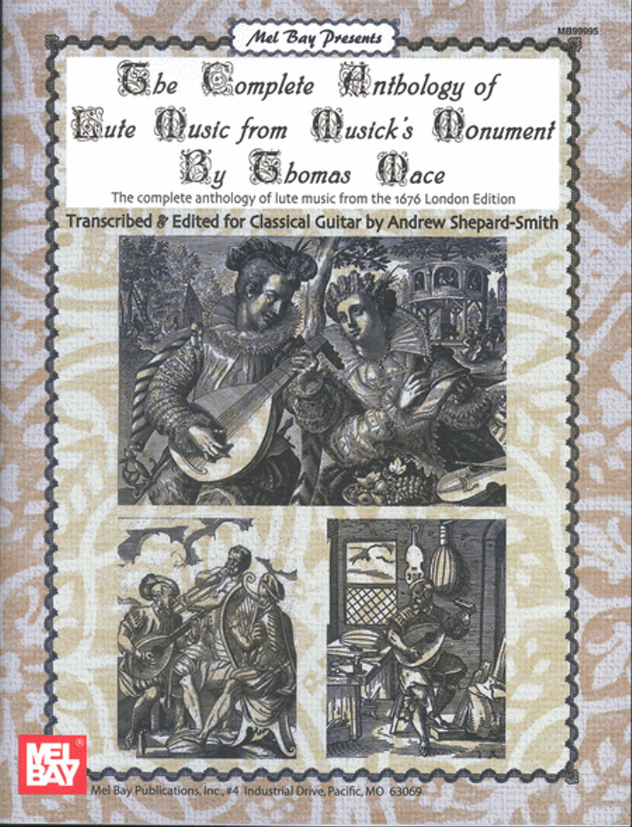 The Complete Anthology of Lute Music from Musick's Monument by Thomas Mace Lute scores gallery preview page 1