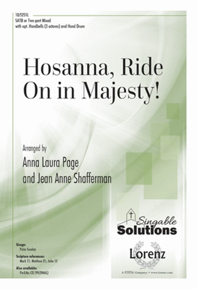 Book cover for Hosanna, Ride On in Majesty!