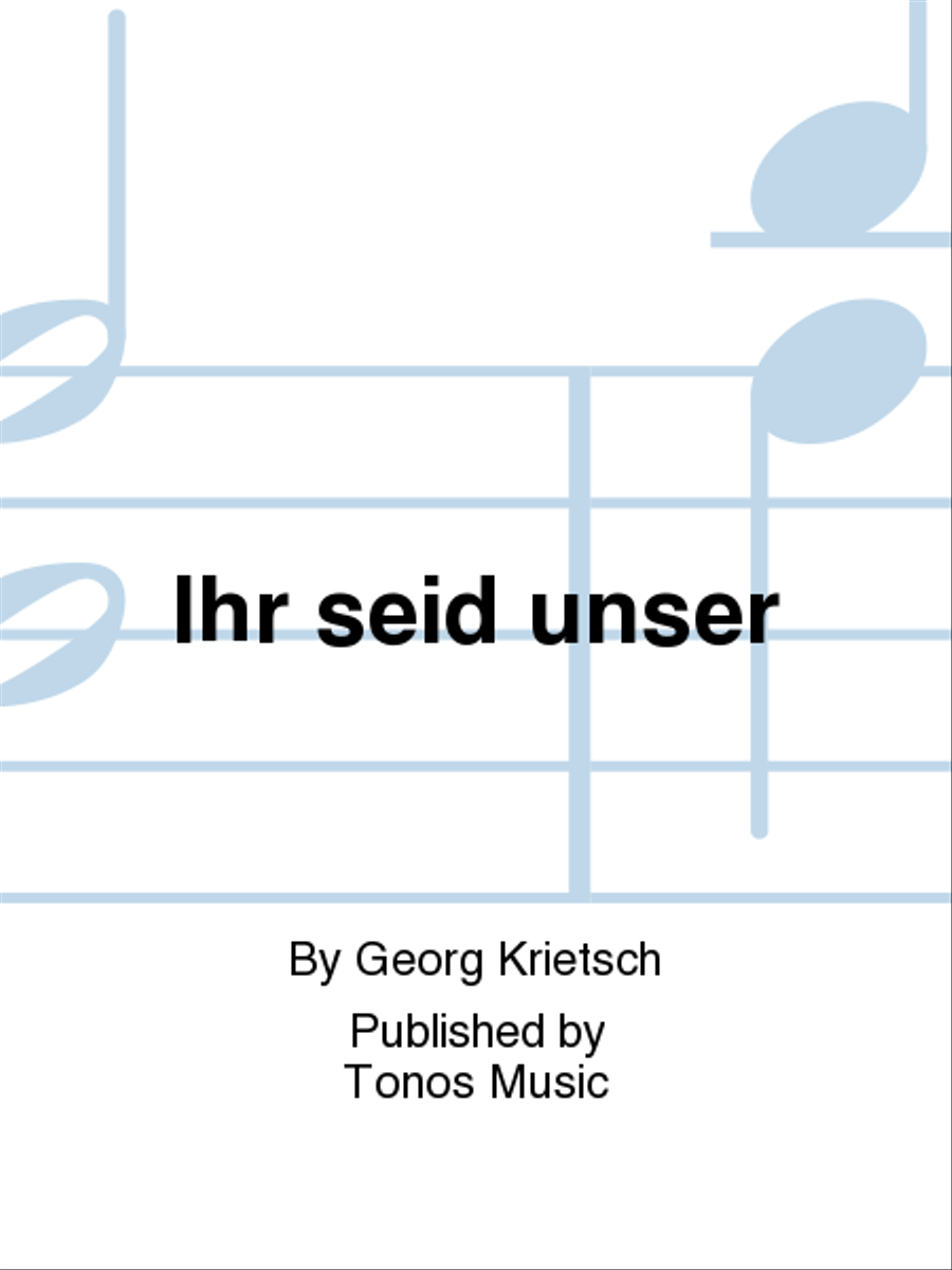 Ihr seid unser Ihr seid unser TTBB scores gallery preview page 1