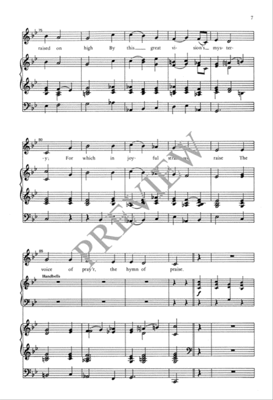 O Wondrous Type! O Vision Fair! 4-Part scores gallery preview page 7