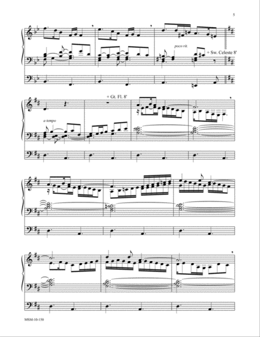Three Christmas Preludes, Set 2 Organ scores gallery preview page 4