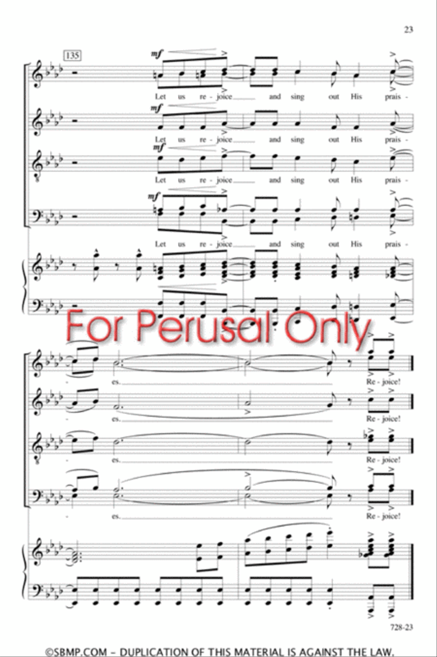 Rejoice! - SATB Octavo Rejoice! - SATB Octavo 4-Part scores gallery preview page 22