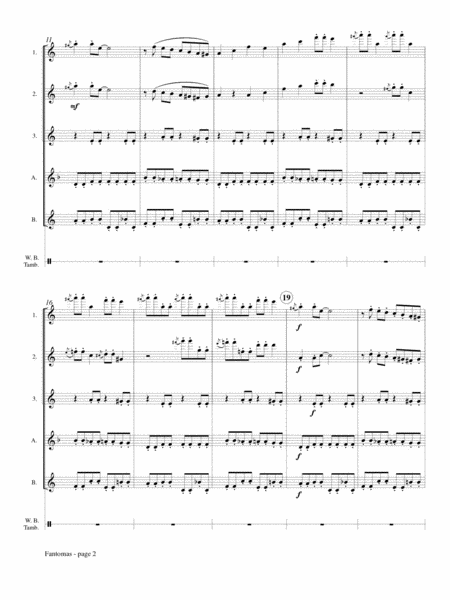 Fantomas for Flute Choir