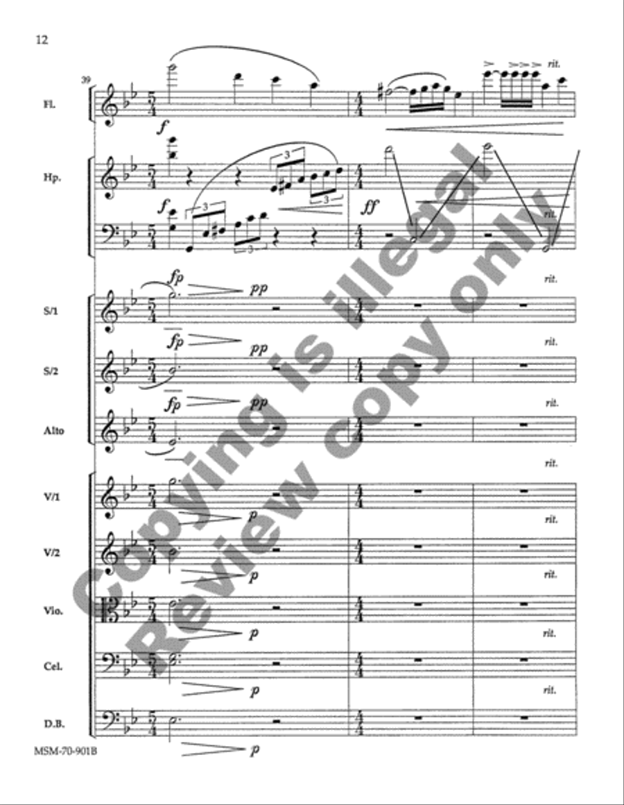 Song of Solomon (Full Score) Choir scores gallery preview page 23