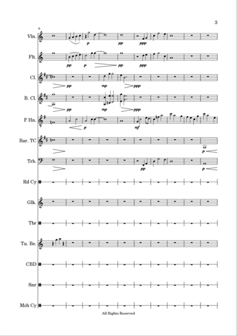 A Cool Winter’s Day - Score Only Full Orchestra scores gallery preview page 3