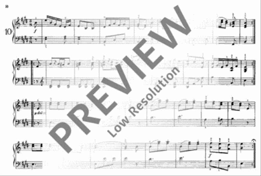 20 English Dances Piano Solo scores gallery preview page 13
