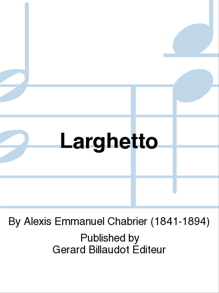 Larghetto Larghetto School and Community scores gallery preview page 1