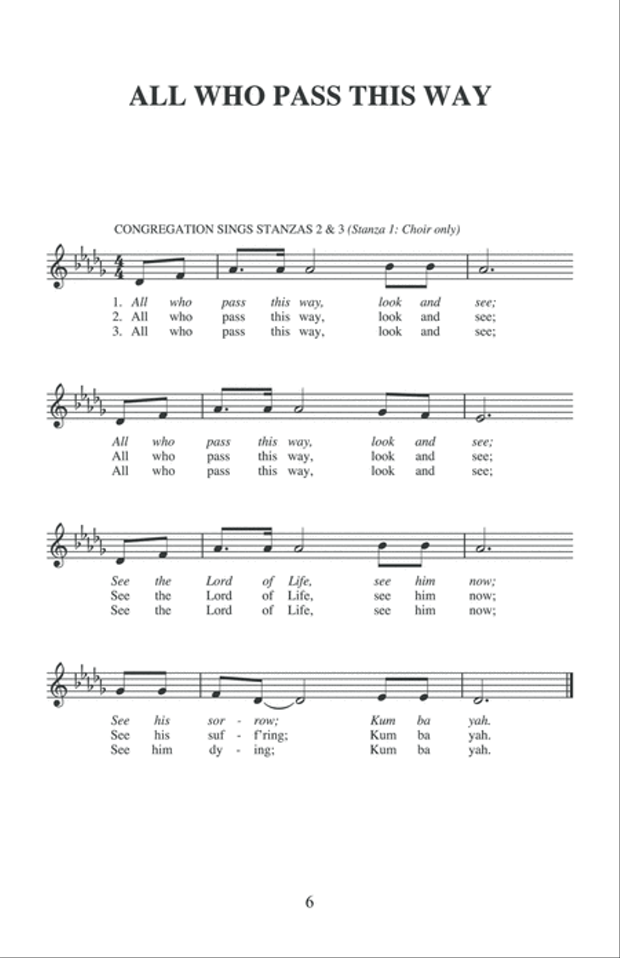Tenebrae: A Service of Darkness Choir scores gallery preview page 6