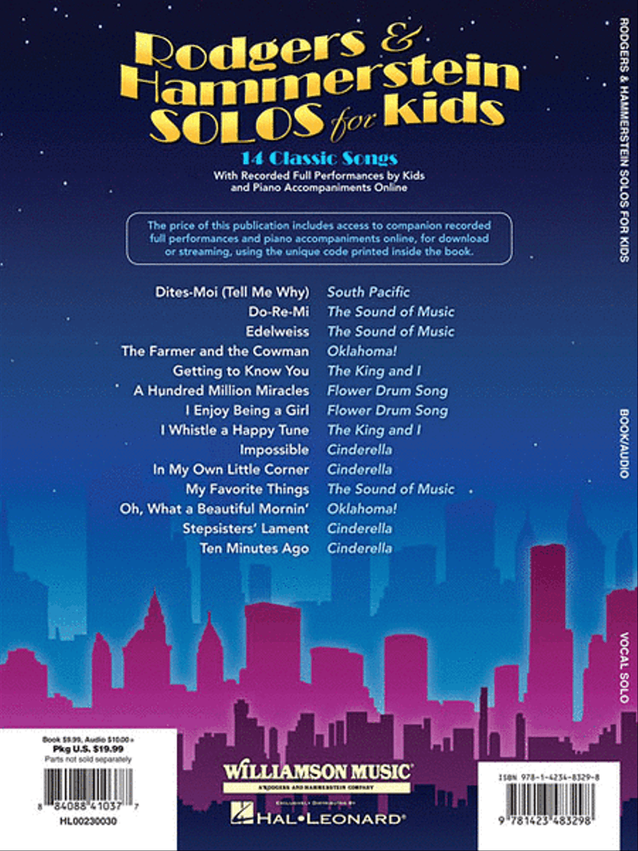 Rodgers & Hammerstein Solos for Kids Voice scores gallery preview page 2