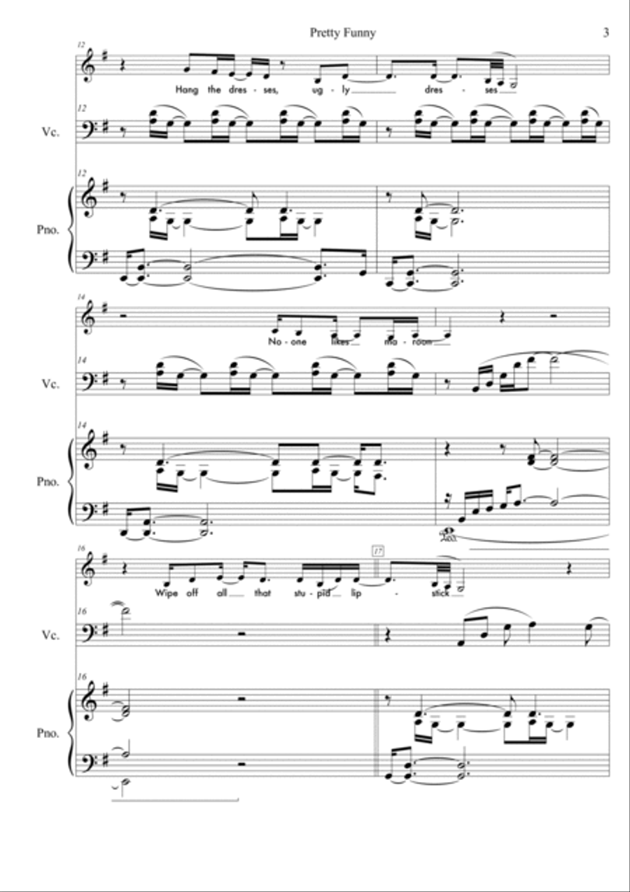 Pretty Funny Small Ensemble scores gallery preview page 3