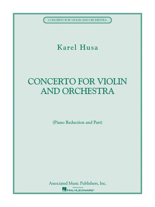 Book cover for Concerto for Violin and Orchestra