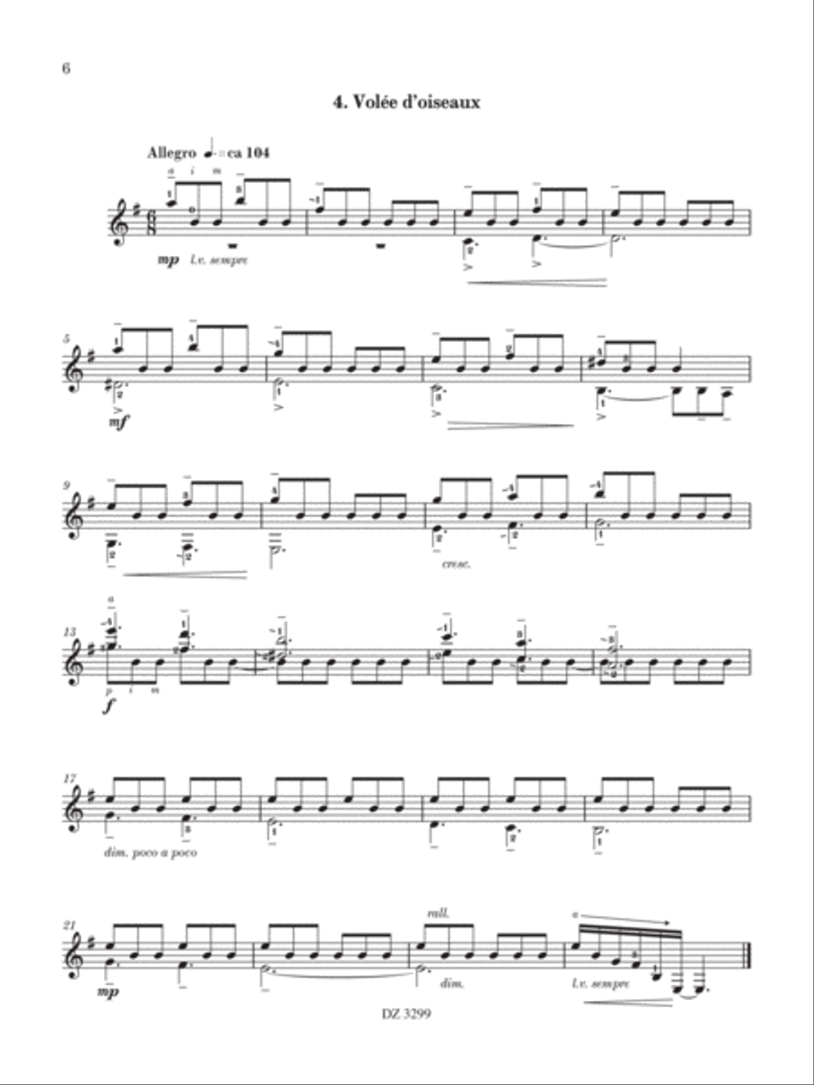 La maison du Saint-Laurent Classical Guitar scores gallery preview page 6
