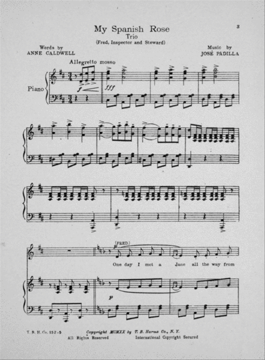 My Spanish Rose Voice scores gallery preview page 2