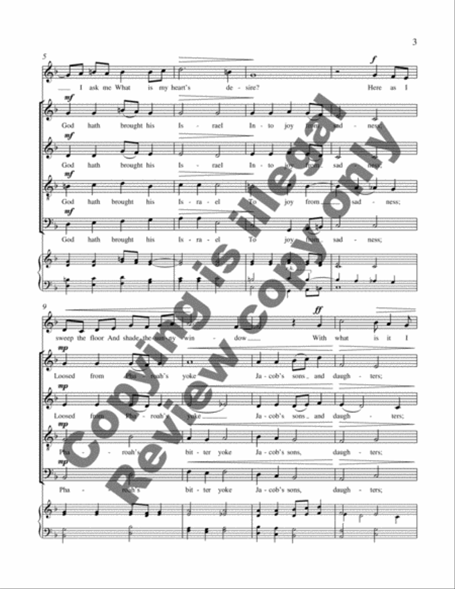Morning Devotion 4-Part scores gallery preview page 4