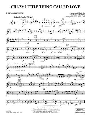 Crazy Little Thing Called Love (arr. Paul Murtha) - Bb Tenor Saxophone