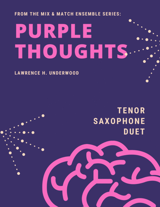 Book cover for Purple Thoughts