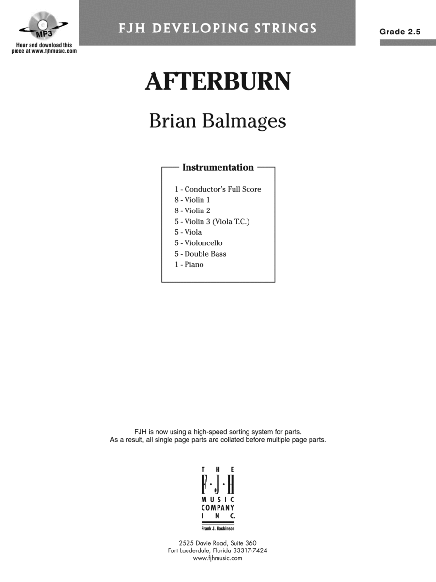 Afterburn: Score