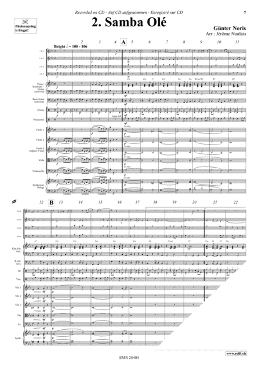 Let's Dance Volume 5 Brass Ensemble scores gallery preview page 4