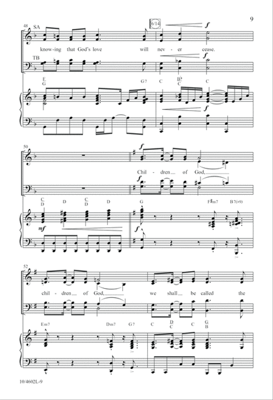 Children of God Children of God 4-Part scores gallery preview page 9