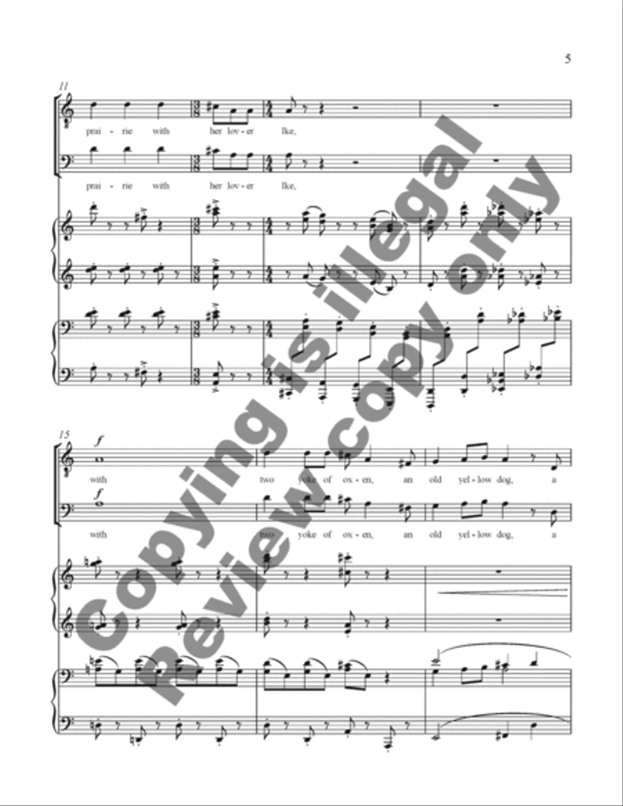 Sweet Betsy Sweet Betsy TTBB scores gallery preview page 4