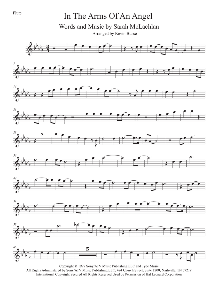 Angel Flute Solo scores gallery preview page 1