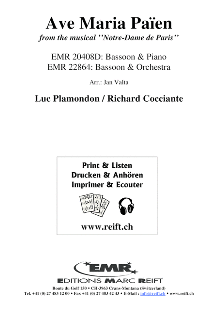 Ave Maria Bassoon Solo scores gallery preview page 2
