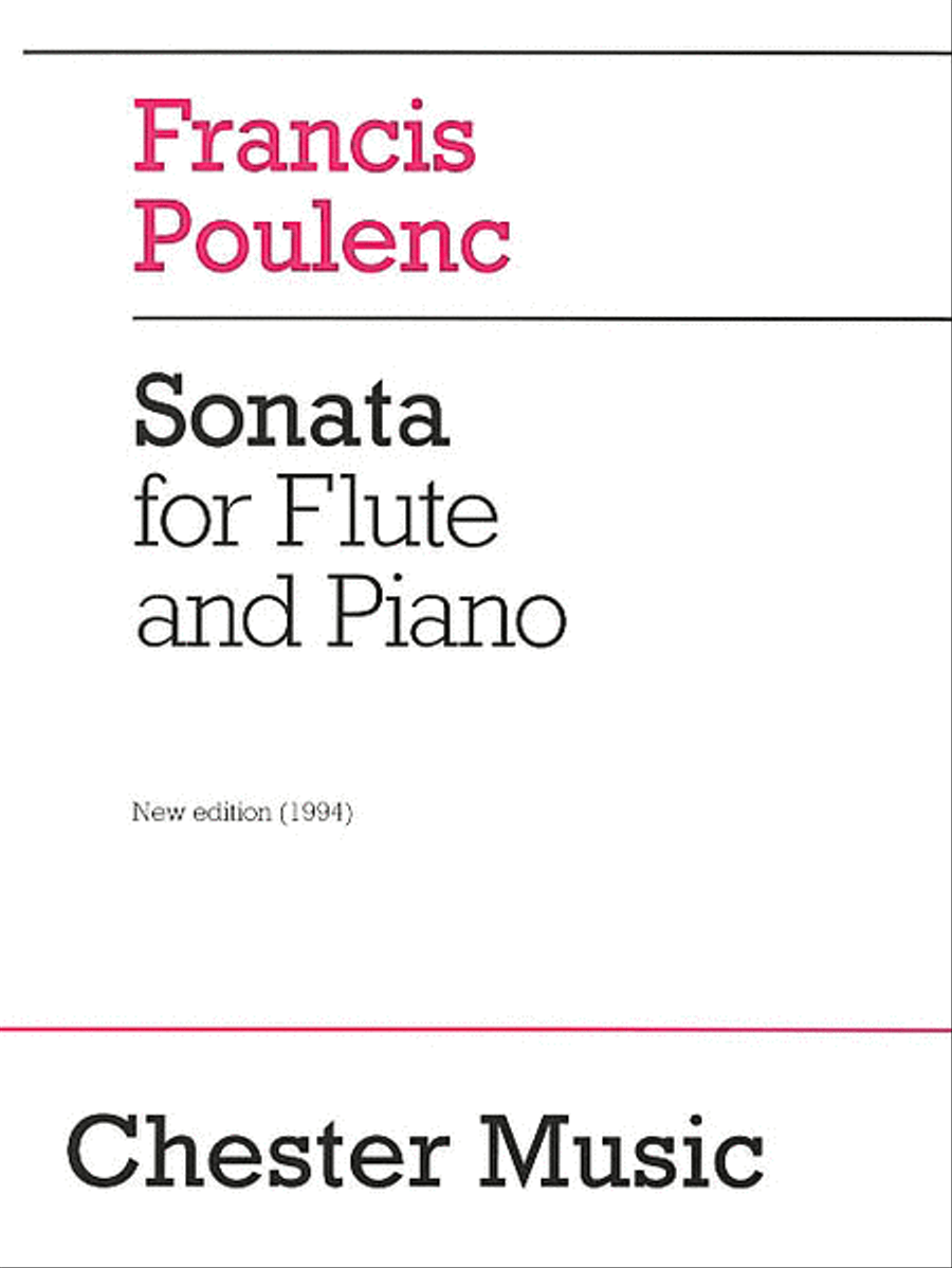 Sonata for Flute and Piano Flute Solo scores gallery preview page 1