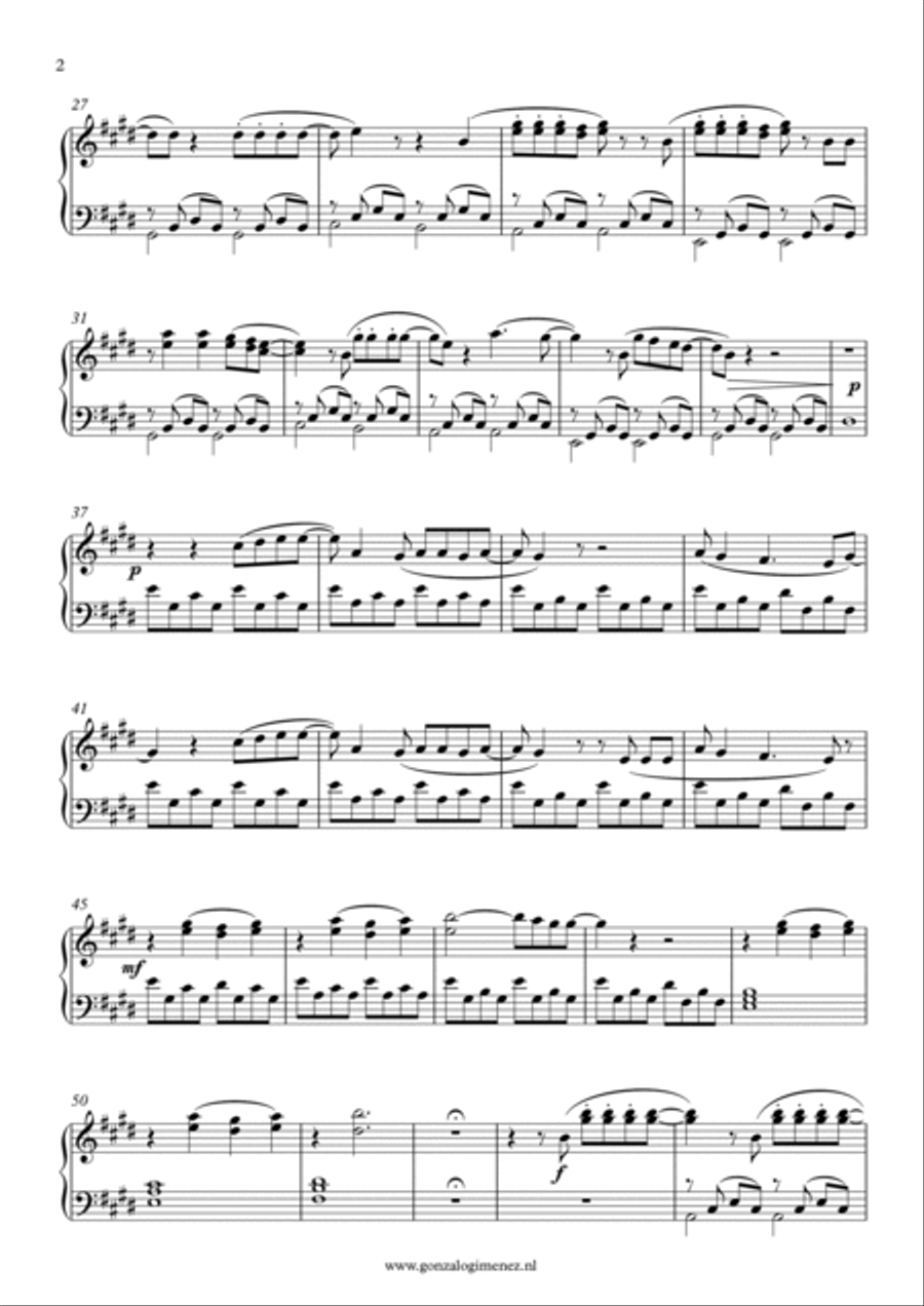 Nu Wij Niet Meer Praten Nu Wij Niet Meer Praten Piano Solo scores gallery preview page 2