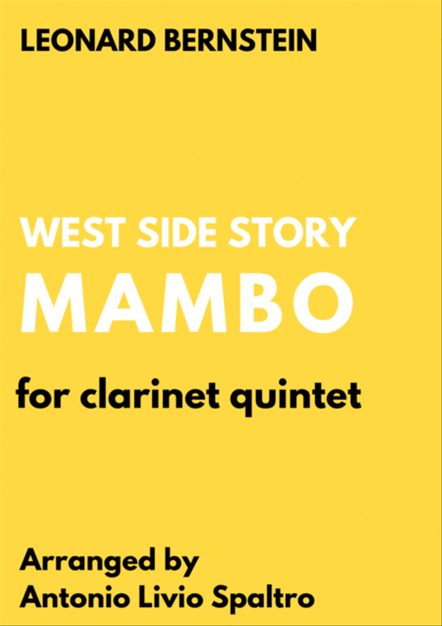 Mambo for Clarinet Choir (from West Side Story) image number null