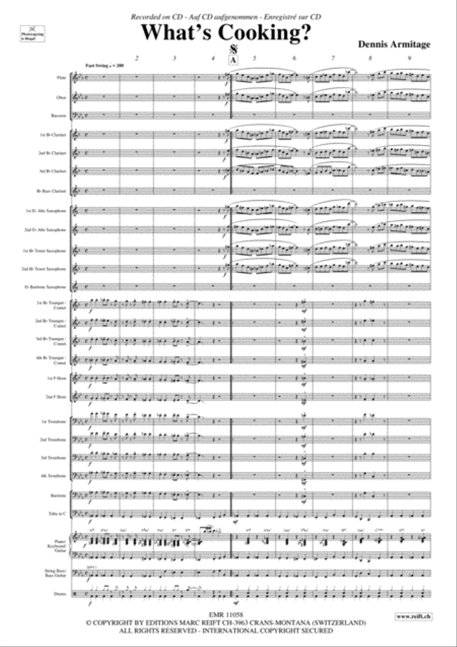 What's Cooking? What's Cooking? Concert Band scores gallery preview page 4