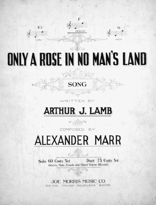 Only a Rose in No Man's Land. Song