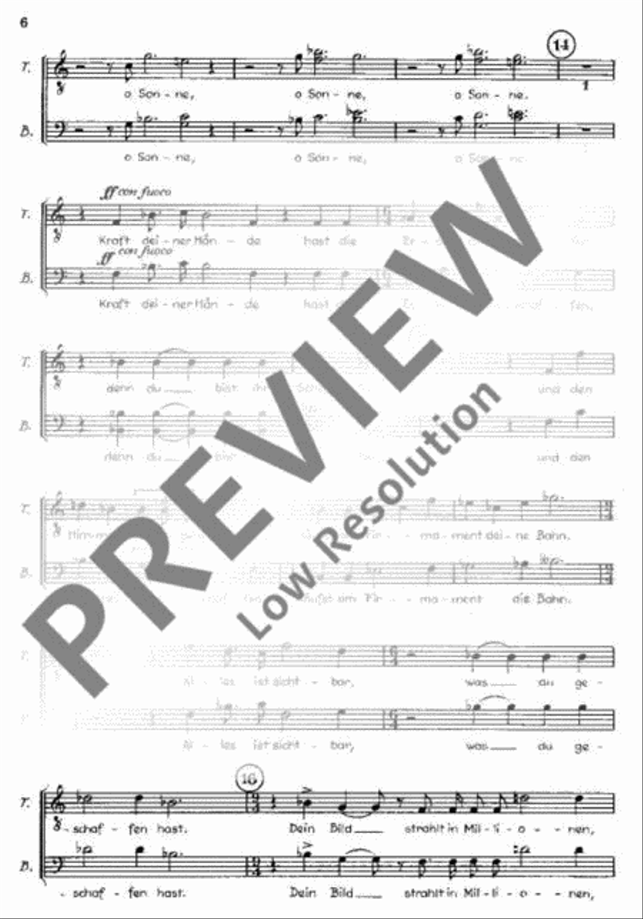 Kantate Nr. 7 TTBB scores gallery preview page 7