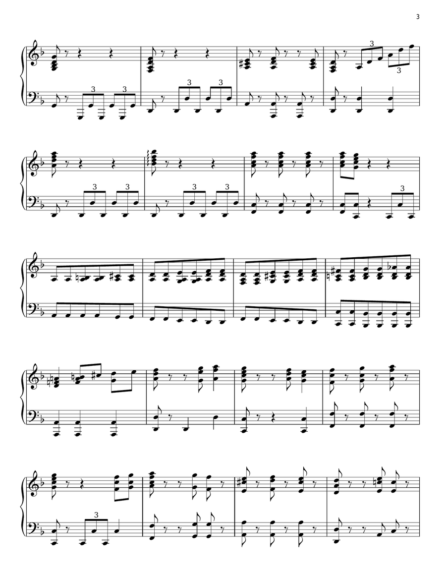 The Black Pearl The Black Pearl Piano Solo scores gallery preview page 3