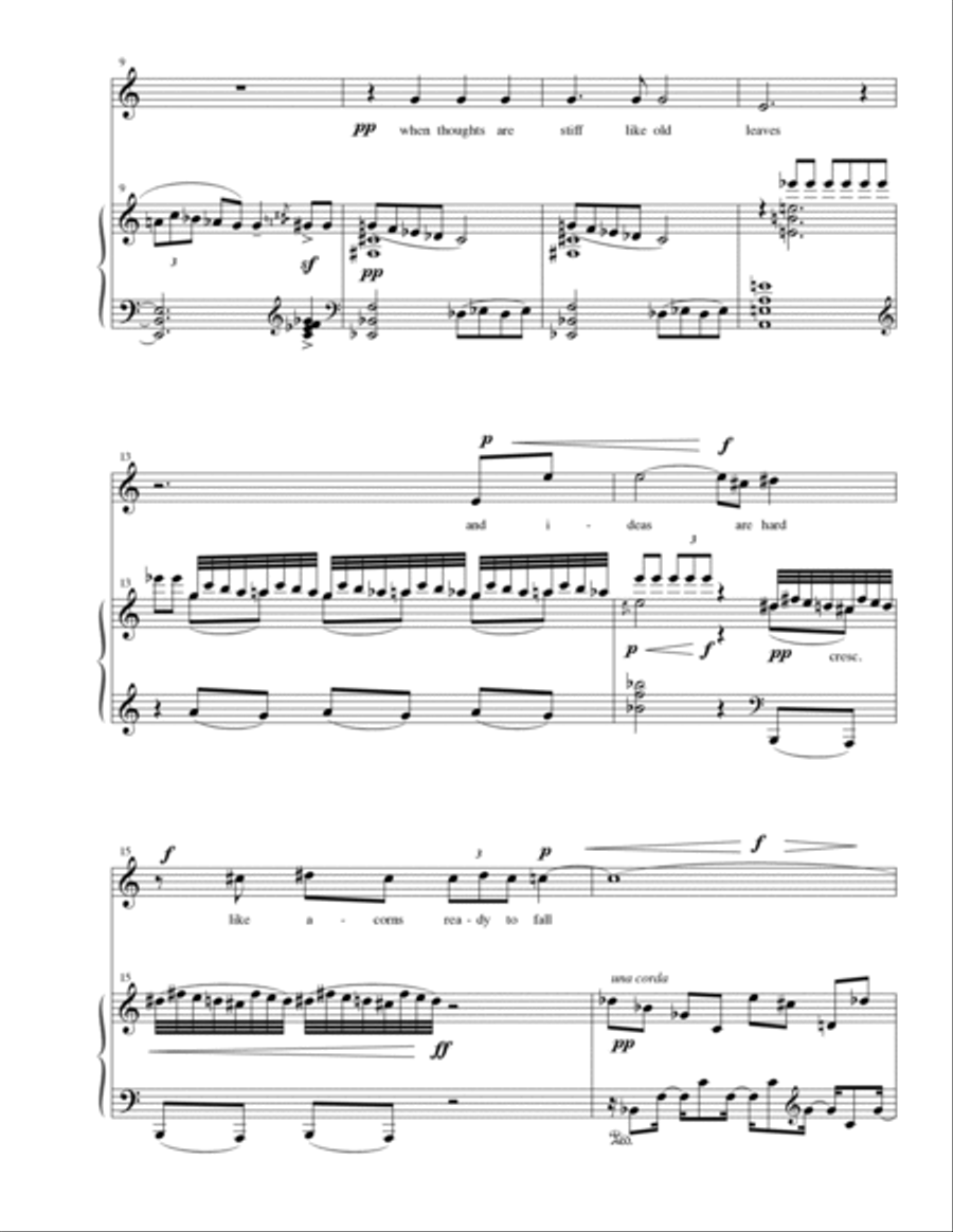 The Waters Are Shaking the Moon Voice Solo scores gallery preview page 6