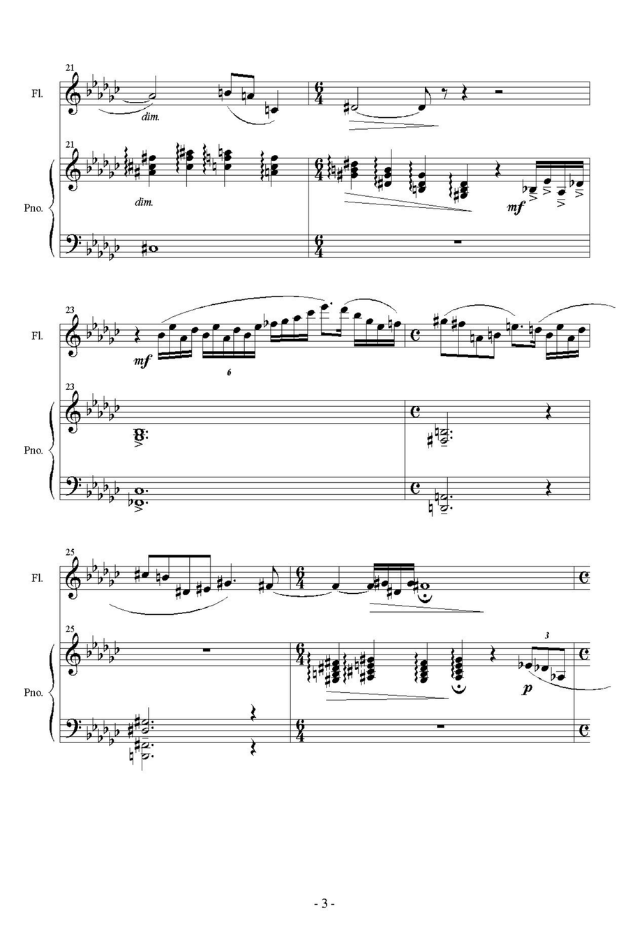 Two Legends of the Finnish-Karelian National Epic KALEVALA Flute Solo scores gallery preview page 4