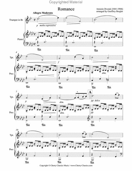 Romance for Trumpet in Bb & Piano image number null