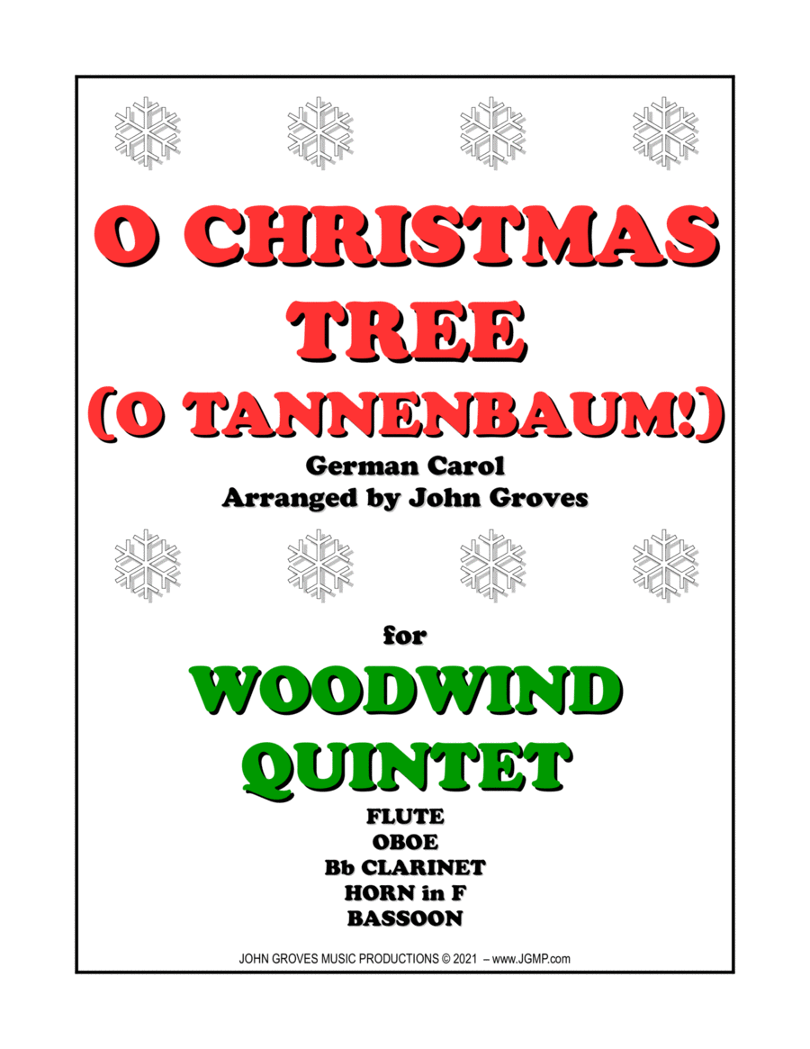 O Christmas Tree (O Tannenbaum!) - Woodwind Quintet image number null