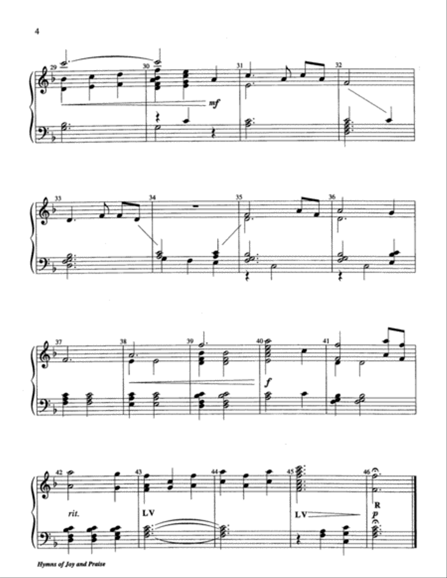 Hymns of Joy and Praise, Vol 1 3-Octaves scores gallery preview page 5